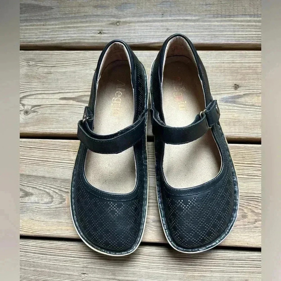 Alegria Belle Fresh Black Mary Jane Women’s Comfort Shoes Sz 37/ 7-7.5 - Picture 2 of 9